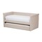 Baxton Studio Alena Modern Light Beige Daybed with Trundle 135-7435 - alternate 1